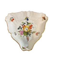 Herend Triangular Porcelain Serving Dish