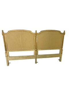 King Size Cane Back Traditional Style Headboard