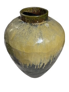 Large Glazed Colored Vase