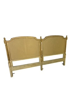 King Size Cane Back Traditional Style Headboard