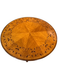 Center Table Floral Inlay Top