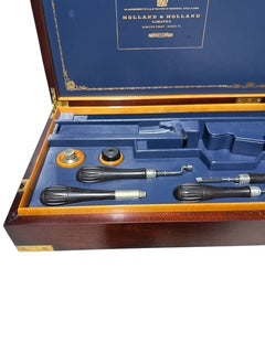 Holland and Holland Luxury Gun Cleaning and Maintenance Kit-Leather Lined