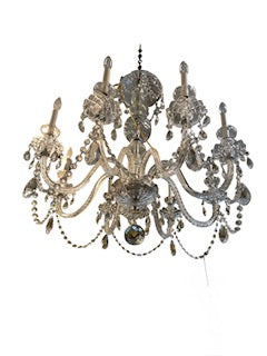 Irish Crystal Eight Light Chandelier - Nestle Company