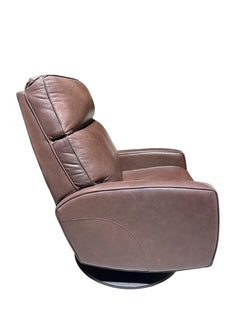 Brown Leather Swivel Chair