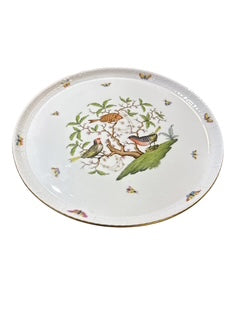 Herend Rothshild Bird - Round Cake Plate 14"
