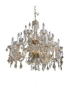 Heavy Crystal Twenty Light Chandelier