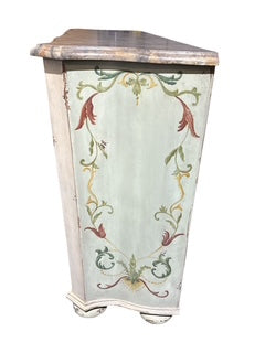Large Painted Parrot Motif Commode by Habersham The Plaza Collection