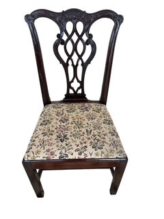 Pair George III Mahogany Side Chairs