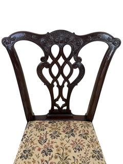 Pair George III Mahogany Side Chairs