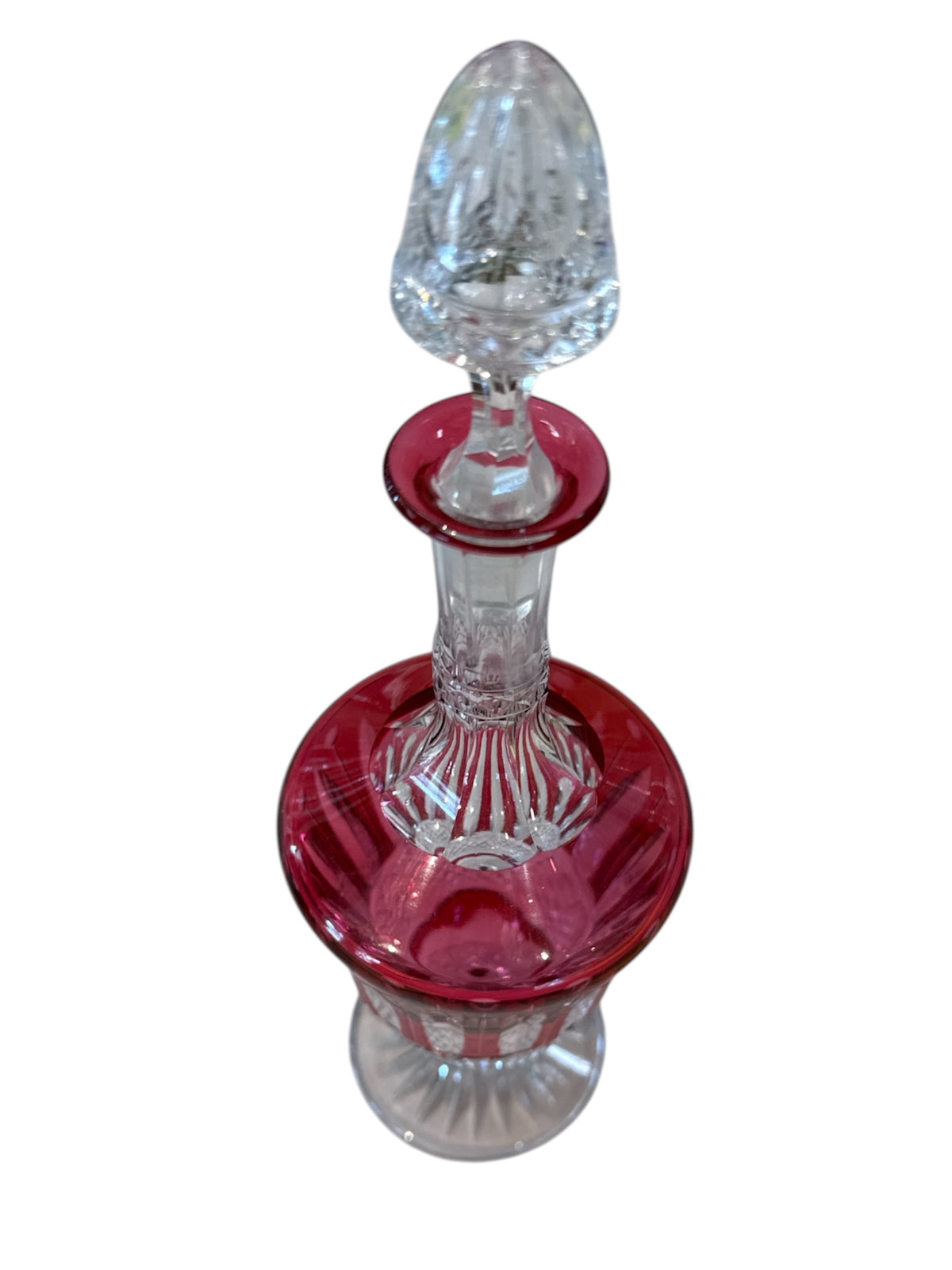Ruby "Tommy " Wine Decanter by Saint Louis