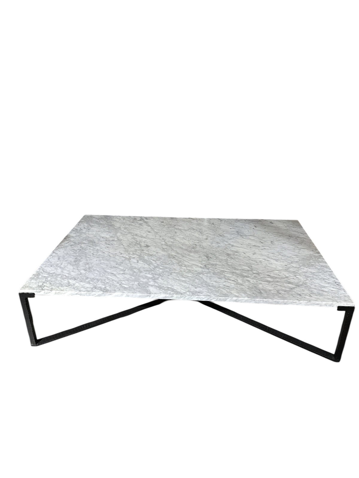 Heavy Arabescato Marble Top Coffee Table