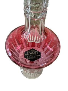 Ruby "Tommy" Small Decanter by Saint Louis