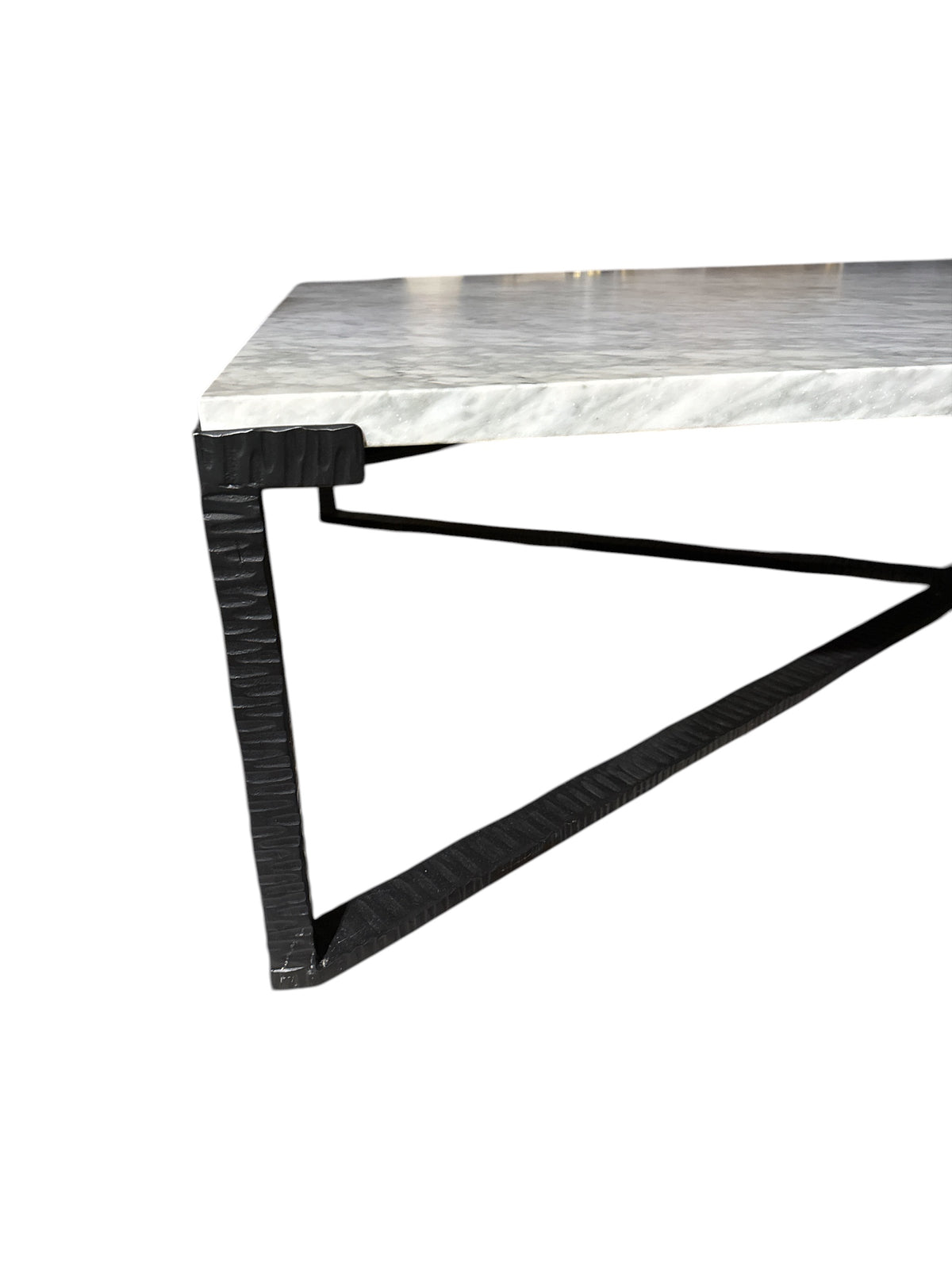 Heavy Arabescato Marble Top Coffee Table