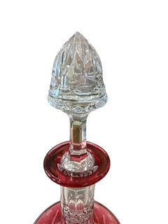 Ruby "Tommy" Small Decanter by Saint Louis