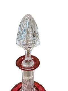 Ruby "Tommy" Small Decanter by Saint Louis