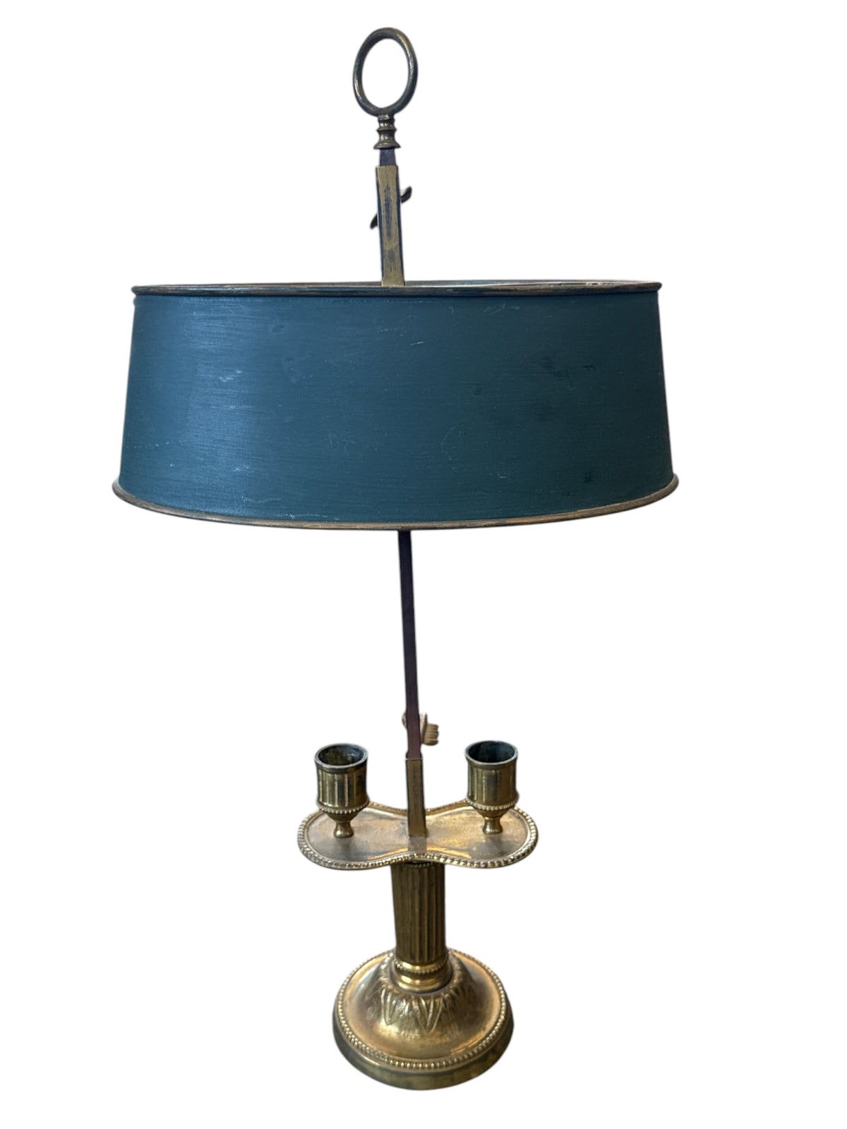 Antique Bouillotte Candle Lamp