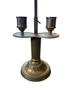Antique Bouillotte Candle Lamp