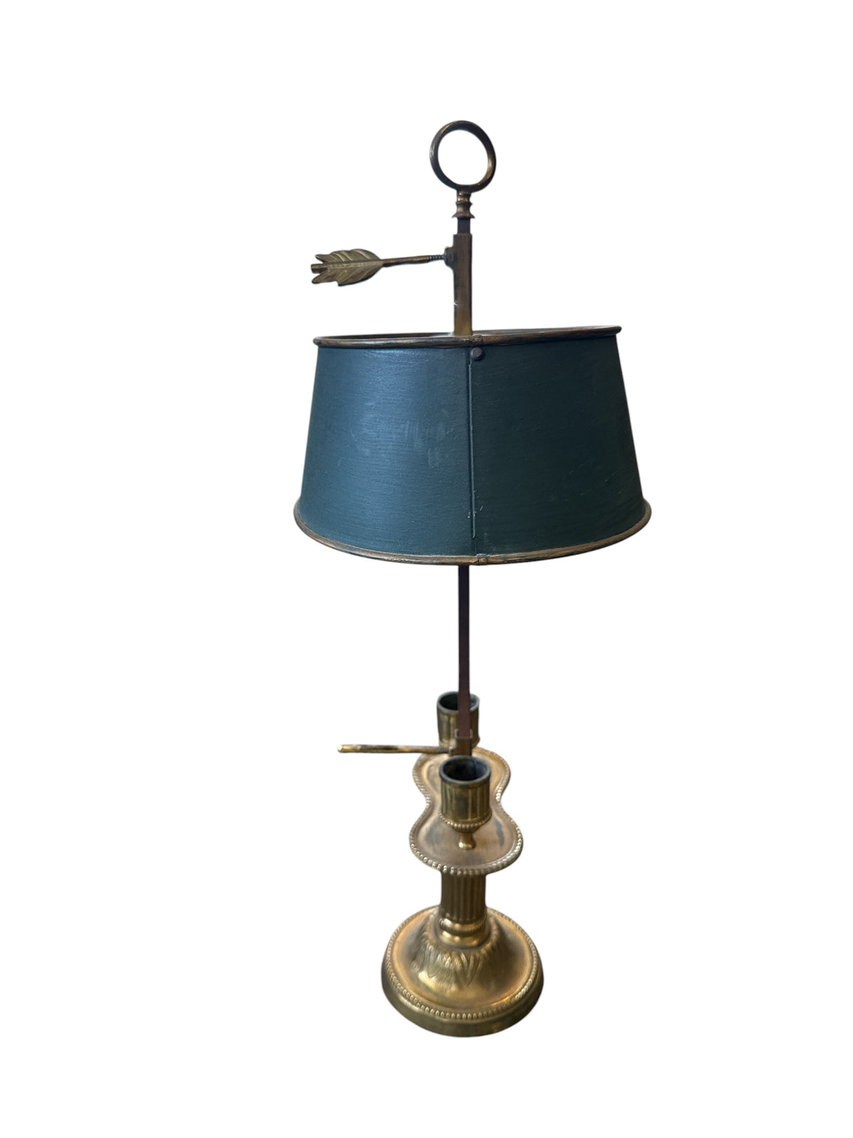 Antique Bouillotte Candle Lamp