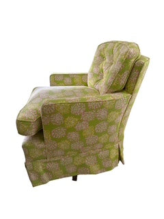 Floral Swivel Armchair