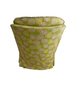 Floral Swivel Armchair
