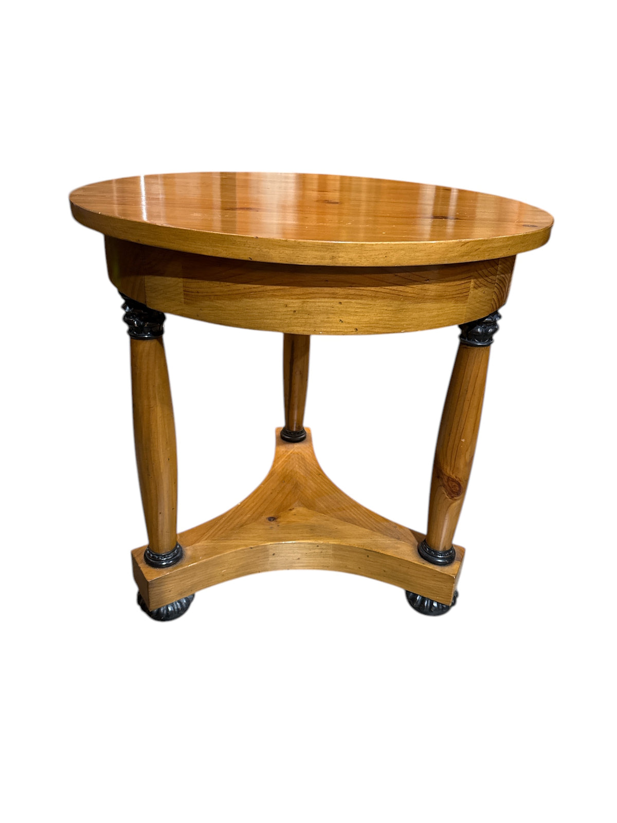 Pair Round Side Tables By William Switzer