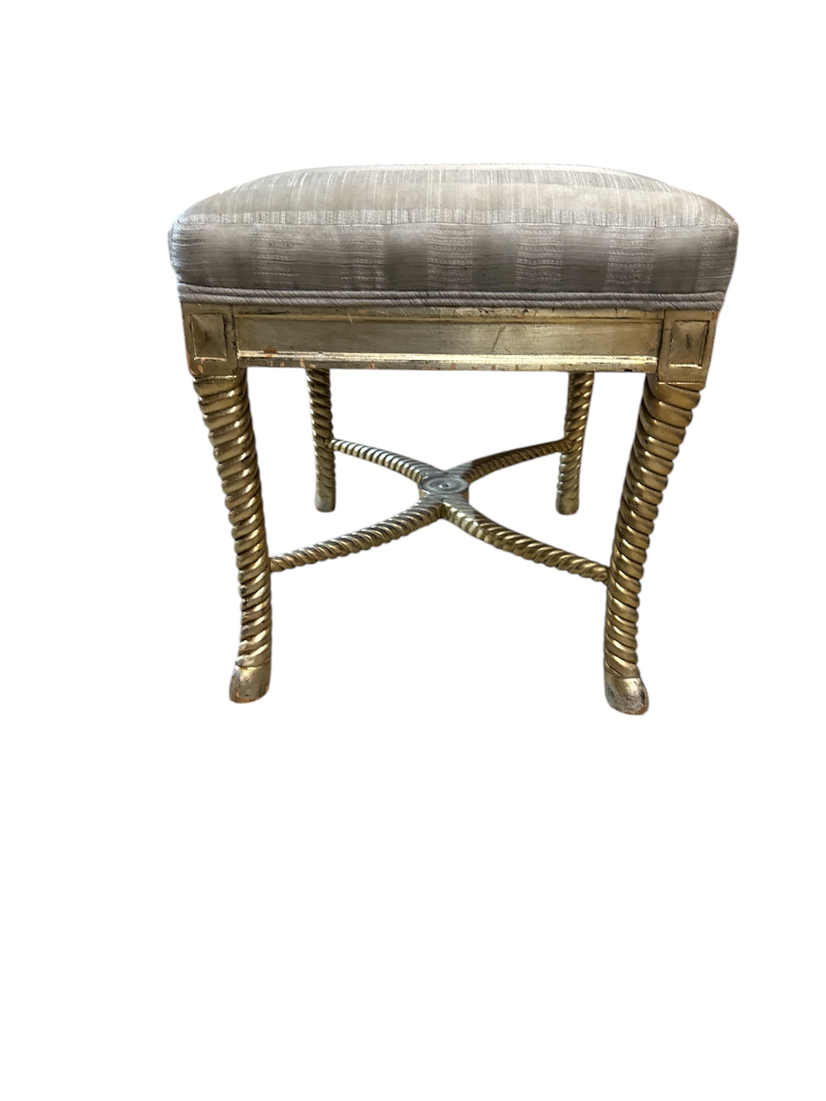 Silver Gilt Frame Bench