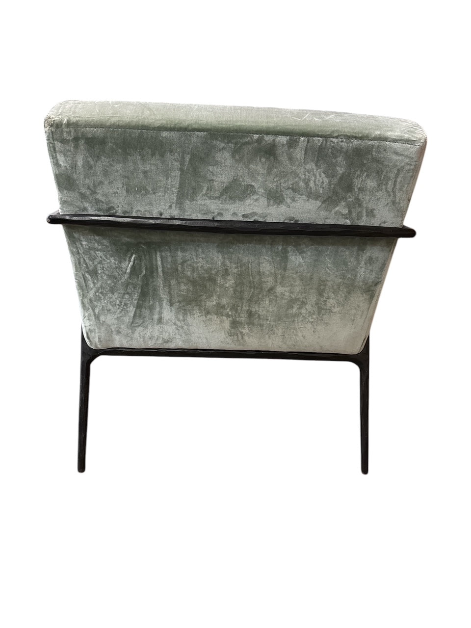 Textured Cast Iron Frame Boucle Modern Chair