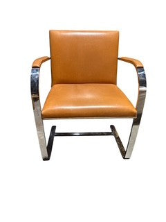 Pair Knoll Style Arm Chairs