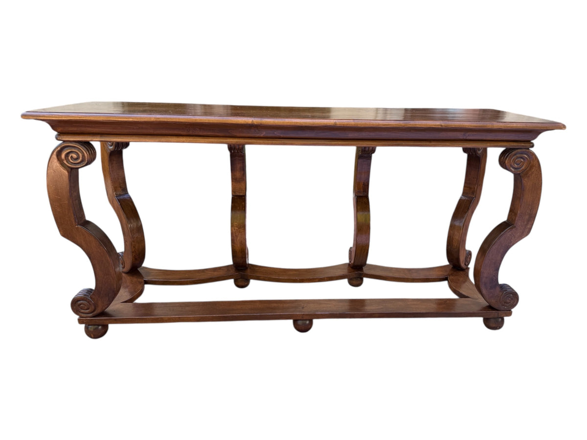 Regency Style Large Scale Console Table Possibly Minton-Spidell