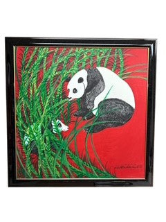 Oil Painting of Panda By Betsey Fowler