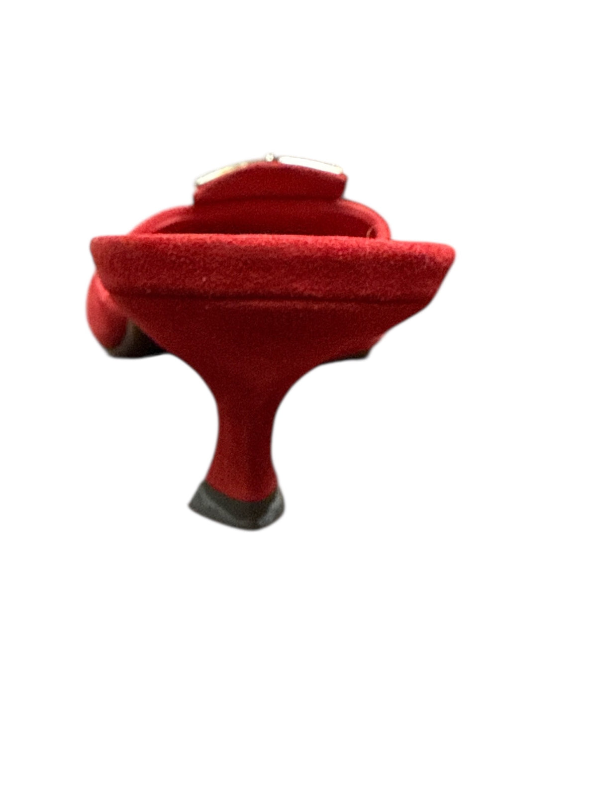 Red Prada Mule Shoes