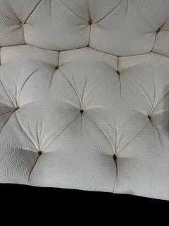 Curved Tufted Back Sofa