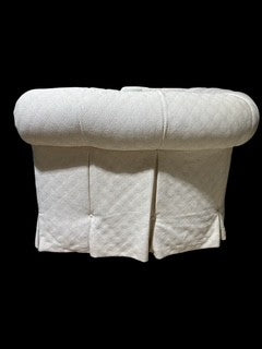 Curved Tufted Back Sofa