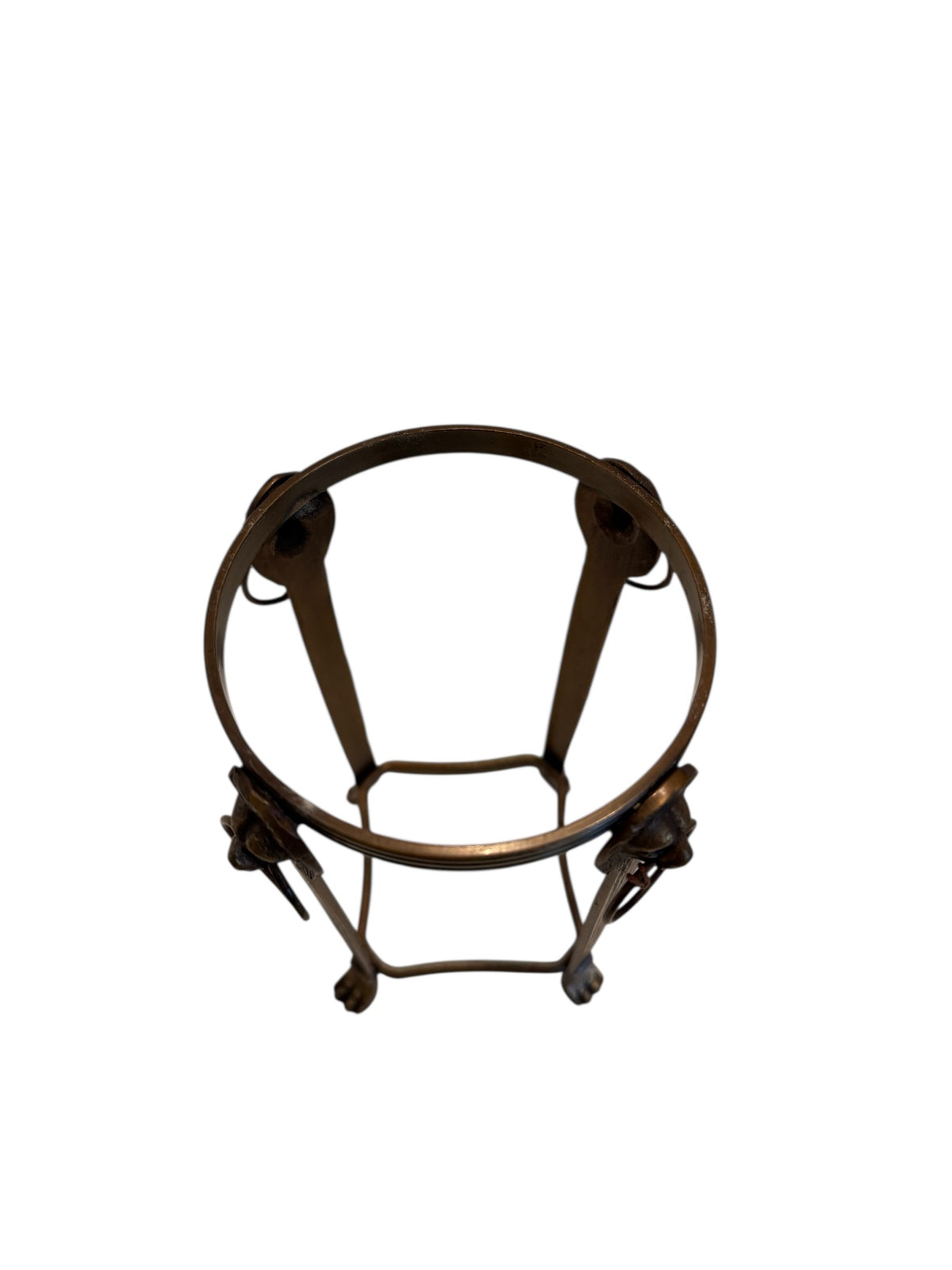 Alabaster Sphere on Bronze Stand