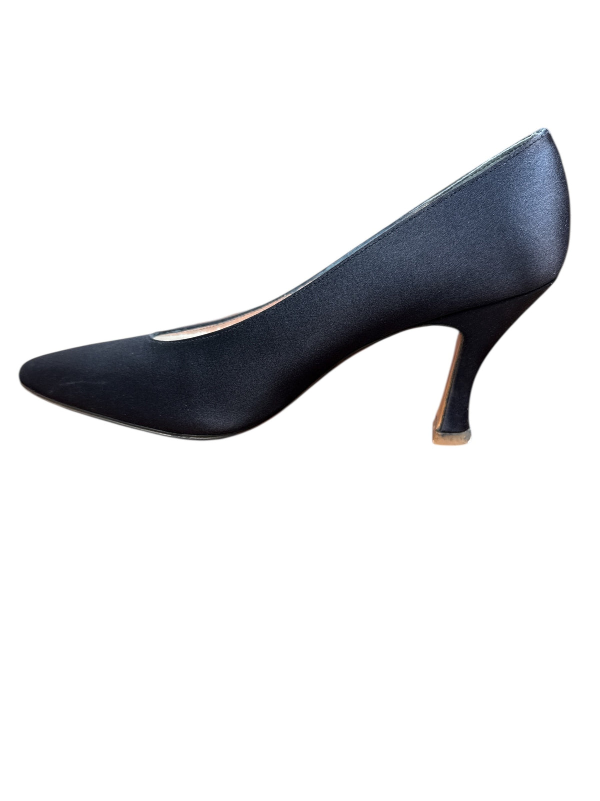 Blue Stuart Weitzman Ladies Satin Heel Shoes
