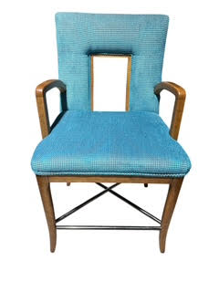 Pair Fritz Hansen Style High Seat Chairs