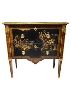 Chinoiserie Decorated Side Chest by Maitland Smith