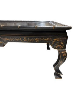 Chinese Style Incised and Paint Finish Coffee Table