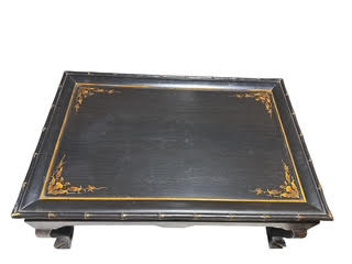 Chinese Style Incised and Paint Finish Coffee Table