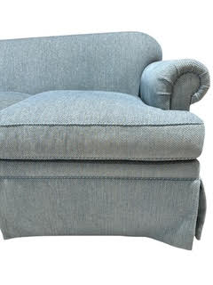 Two Blue Sofas By Edward Ferrell