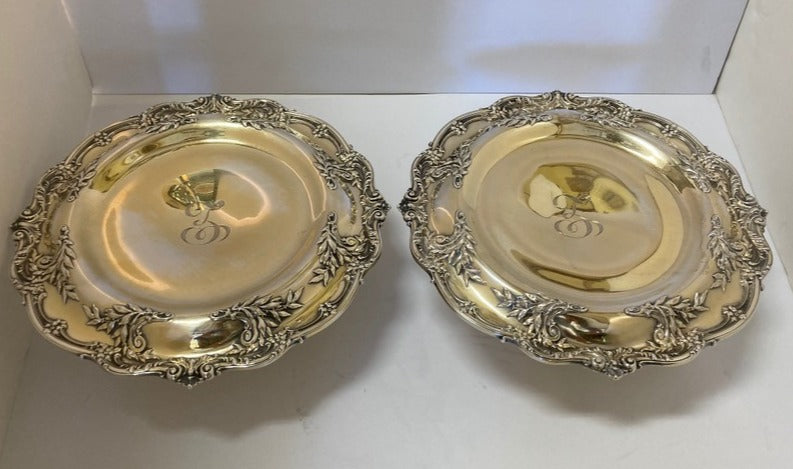 Pair Sterling Compotes