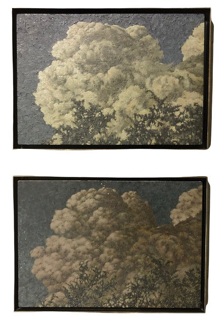 Cloud Paintings on Board by Anthony Mitri
