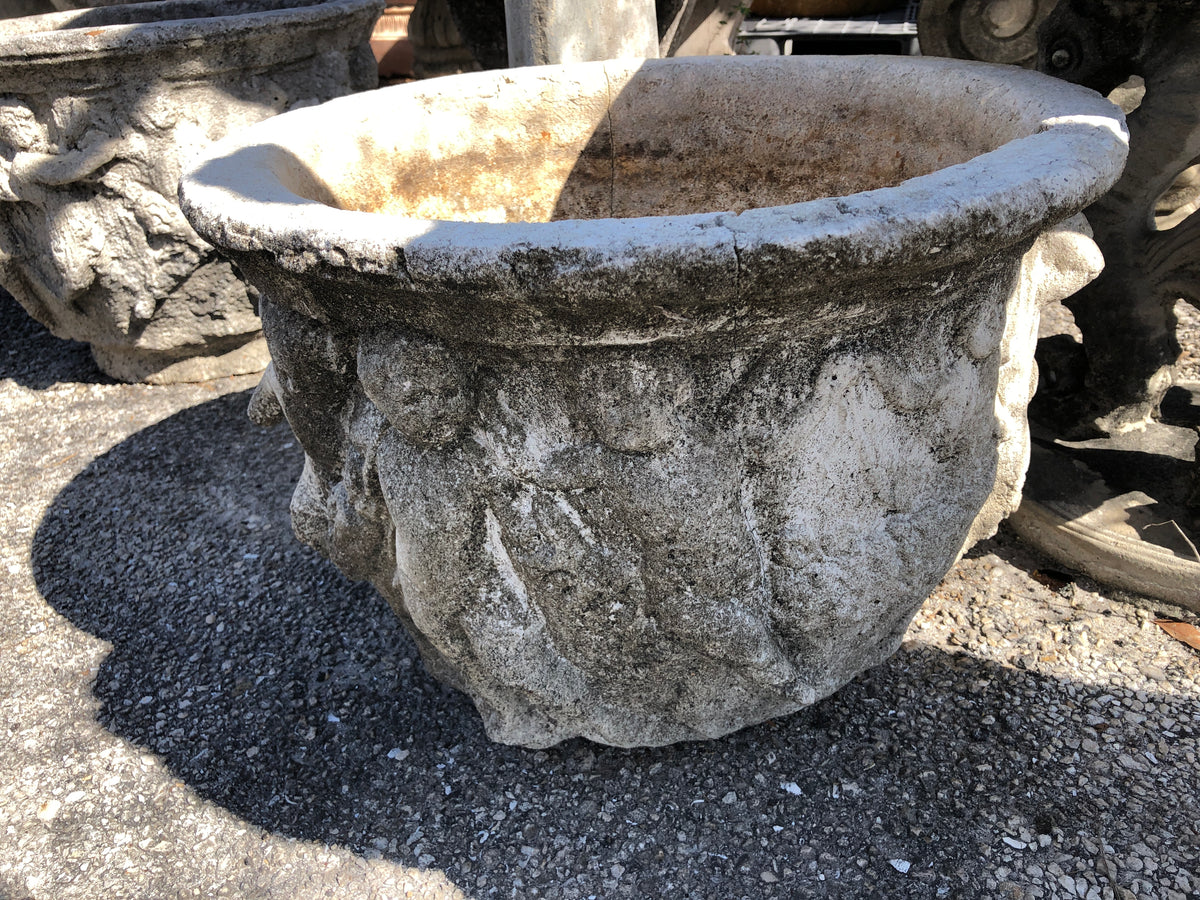 cast stone plant pots Cast Stone Planters – Kofski Antiques