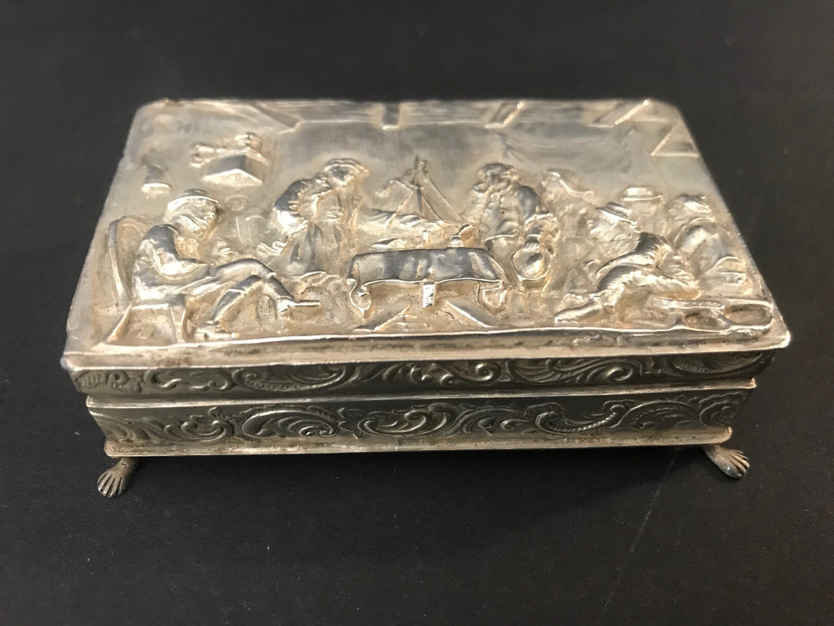 Continental 800 Silver Footed Box
