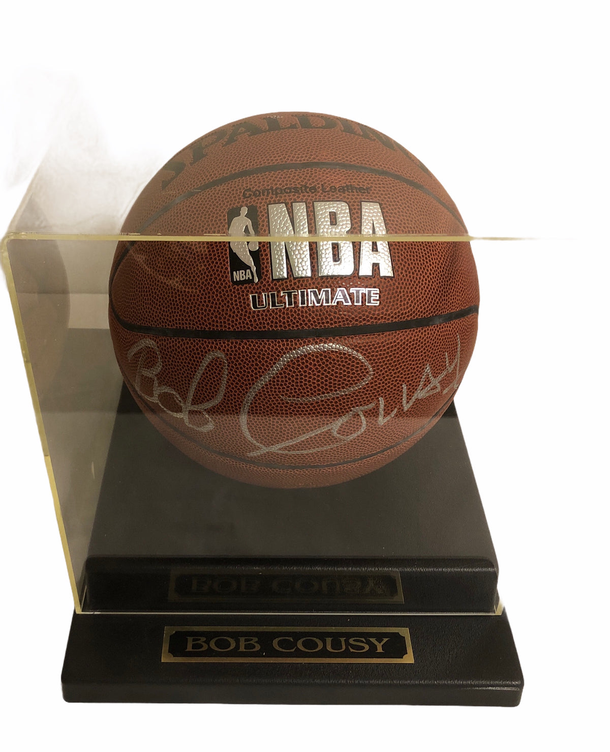 Signed Basketball by Bob Cousy