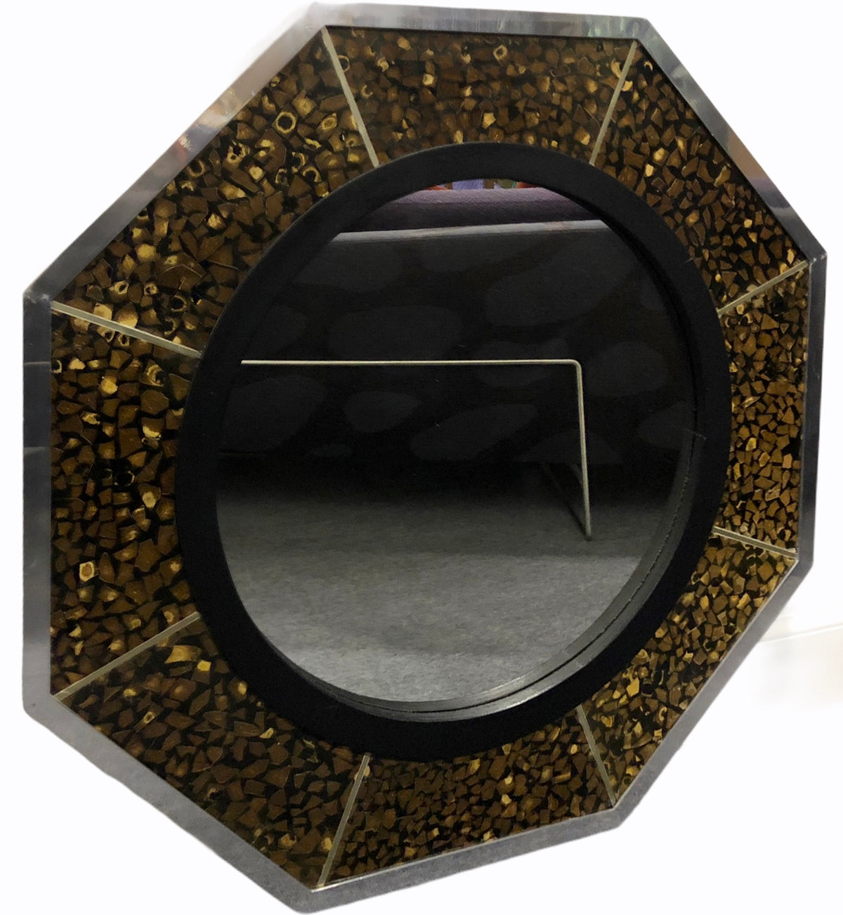 Anthony Redmile Coconut Octagonal Mirror