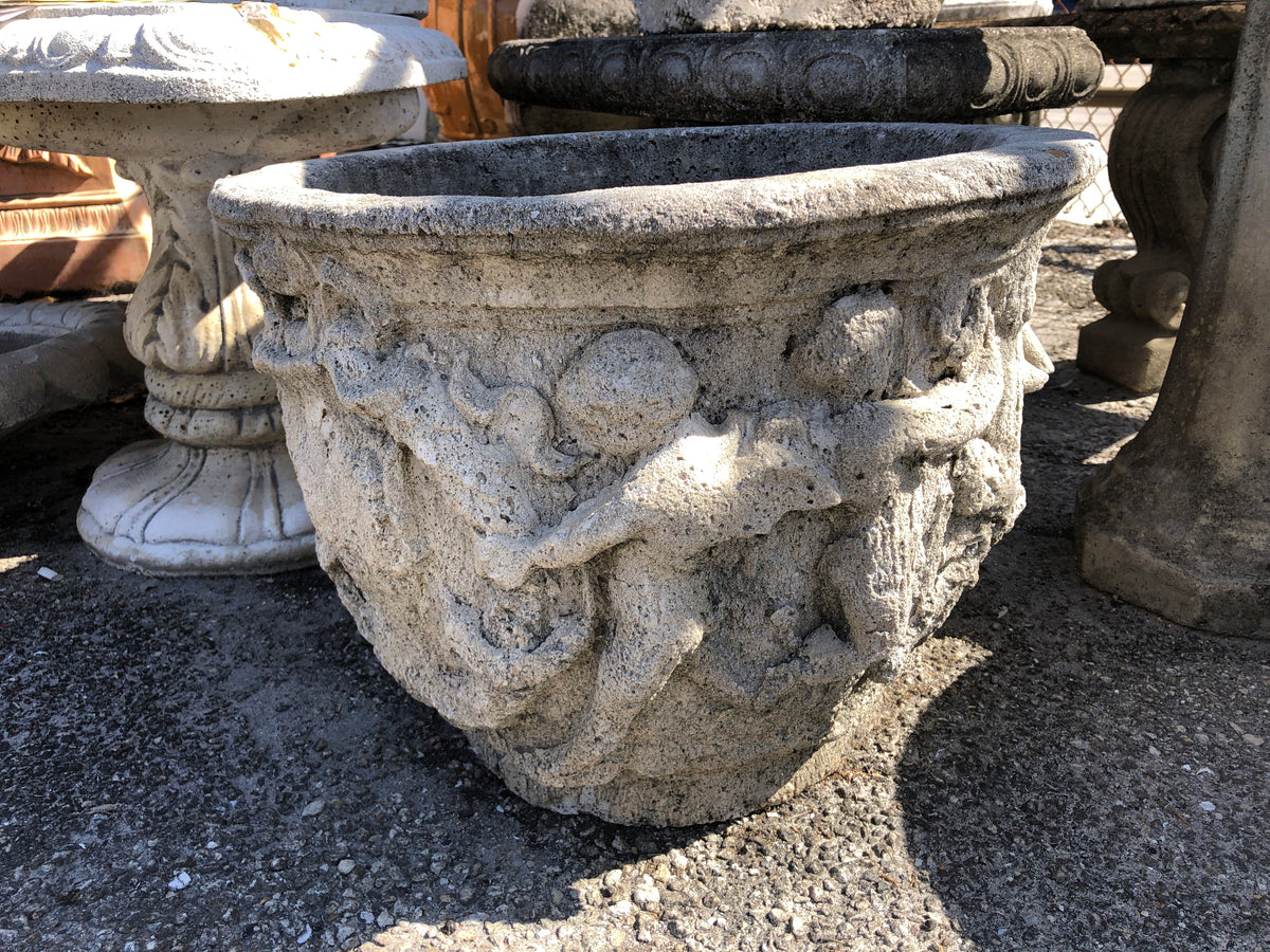 ebay large plant pots Cast Stone Planters – Kofski Antiques