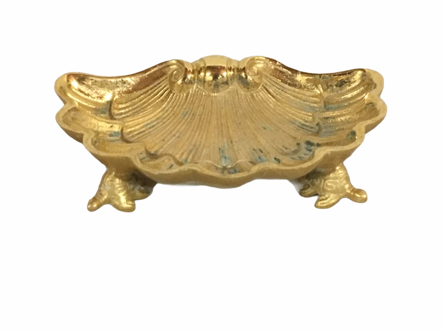 Sherle Wagner Shell wall mount soap dish