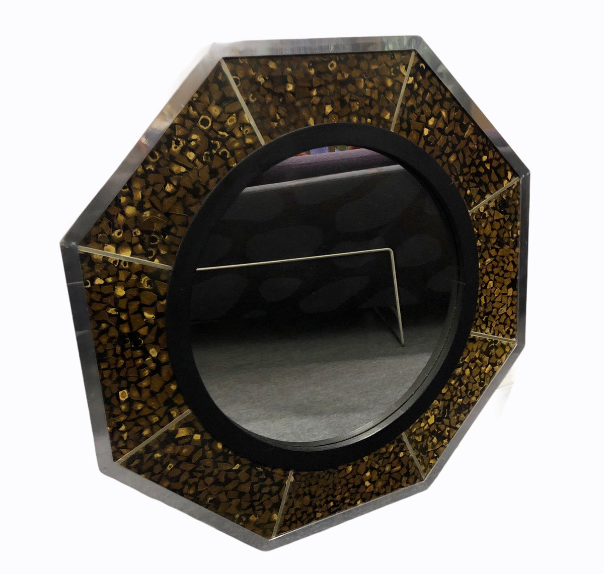 Anthony Redmile Coconut Octagonal Mirror