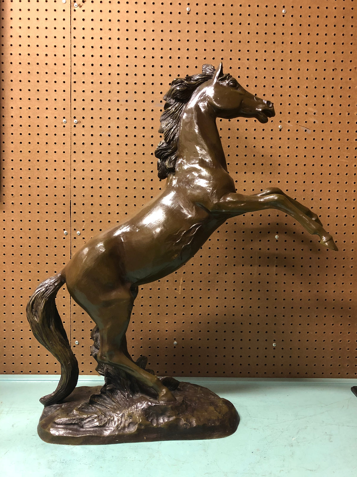 Decorative Rearing Horse Bronze after August Moreau